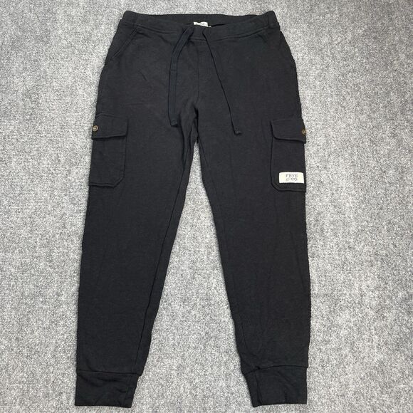 Frye Pants - FRYE & Co Foxtail Heritage Sweatpants Joggers Size Medium Black FMF1K516
